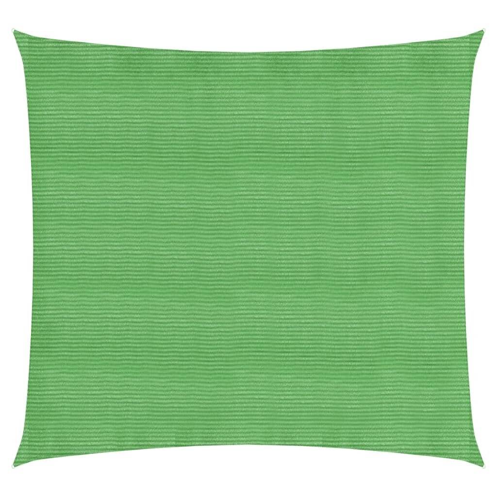 Sonnensegel 160 g/m² Hellgrün 2x2 m HDPE-0