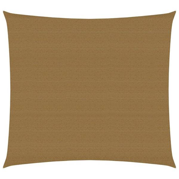 Sonnensegel 160 g/m² Taupe 4x4 m HDPE