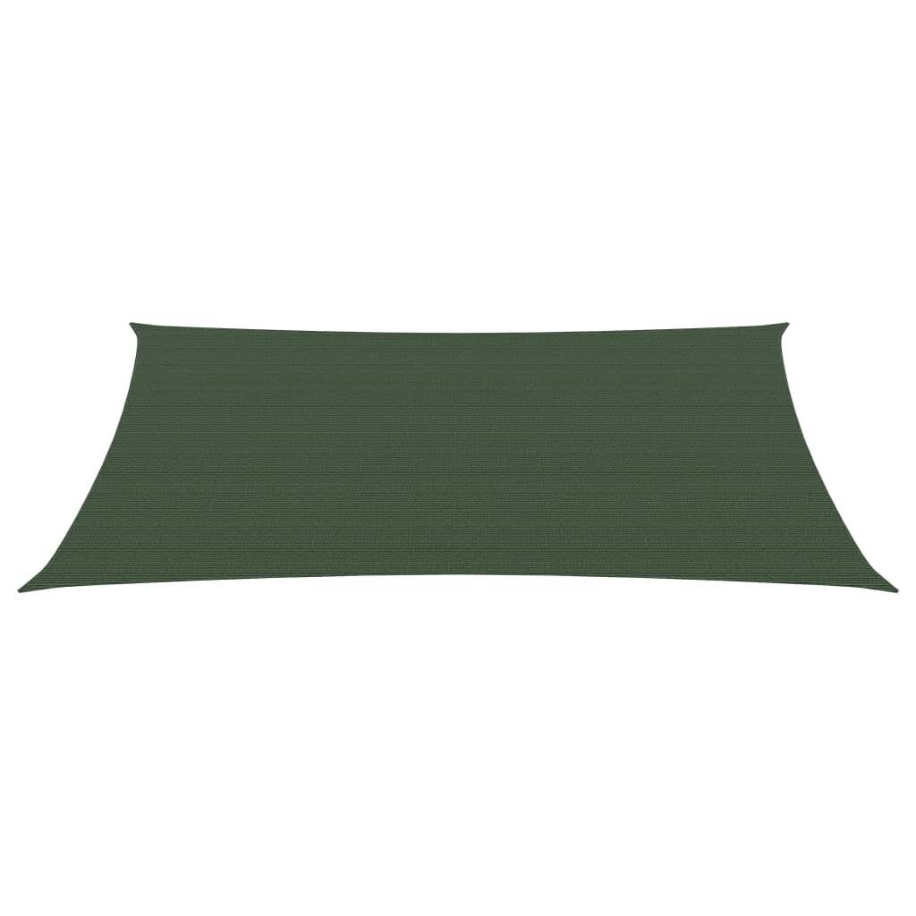 Sonnensegel 160 g/m² Dunkelgrün 2,5x4,5 m HDPE-3