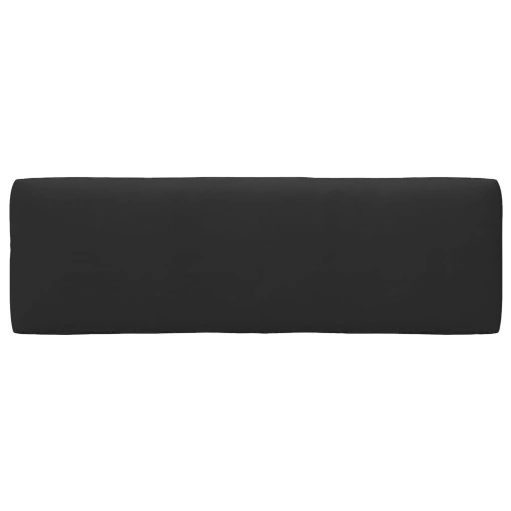 Symbolbild für vidaXL Palettenkissen 3-tlg. Schwarz Stoff