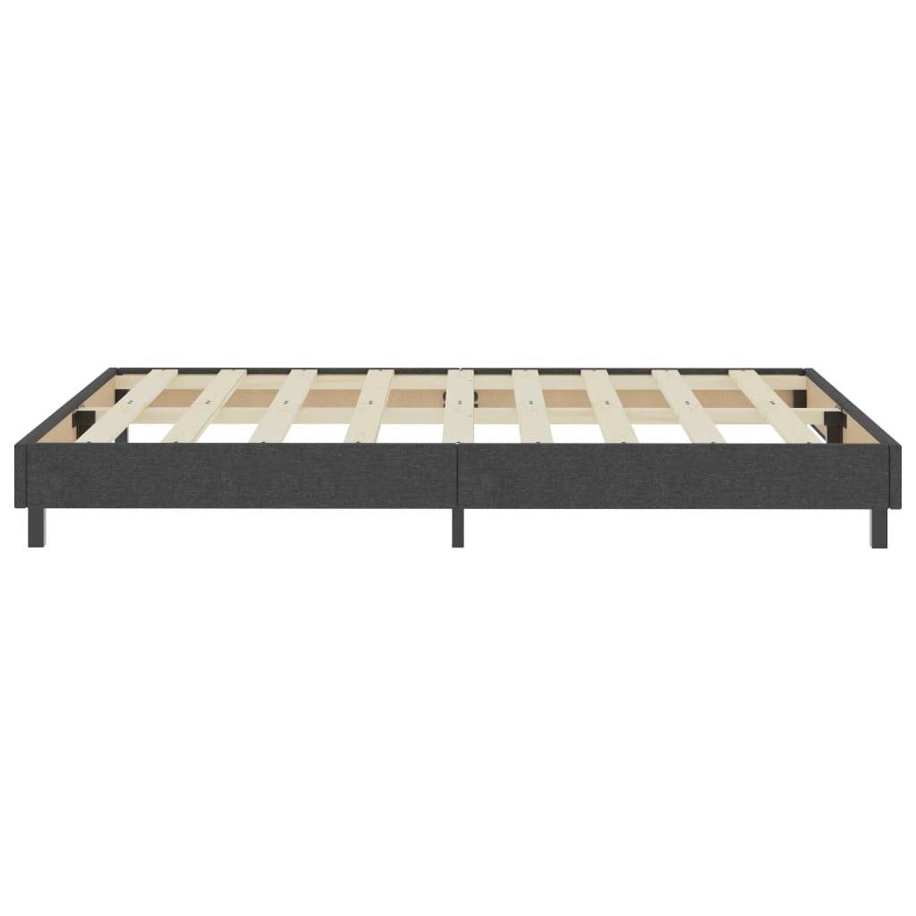 Boxspringbett Dunkelgrau Stoff 160x200 cm-6