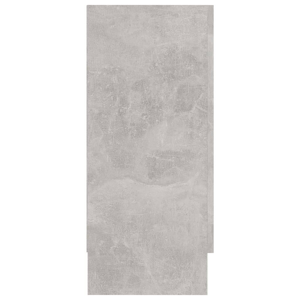 vidaXL Sideboard Betongrau 120x30,5x70 cm Holzwerkstoff-6