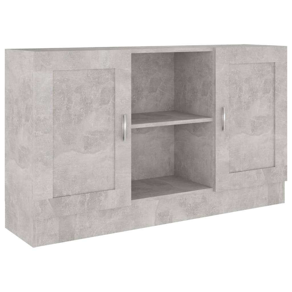 Sideboard Betongrau 120x30,5x70 cm Spanplatte-1