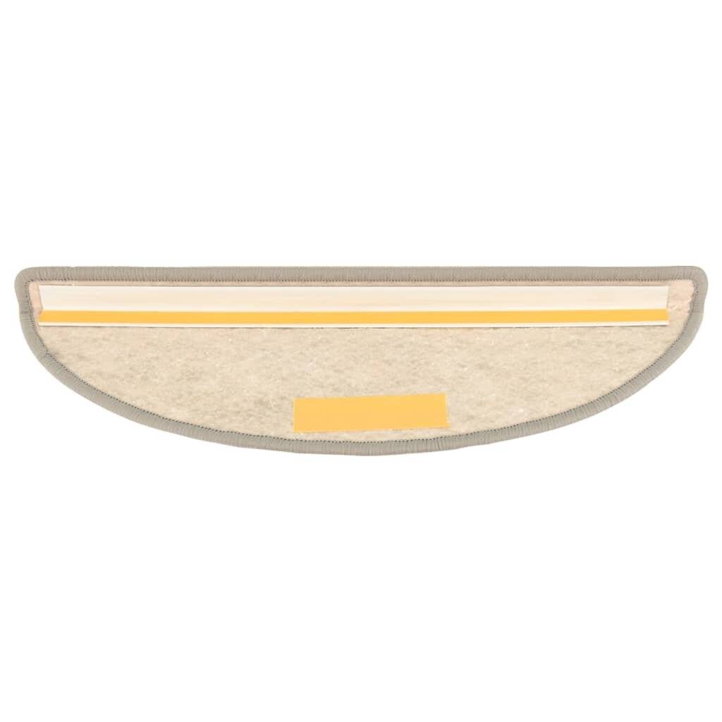 Treppenmatten Selbstklebend Sisal-Optik 15 Stk. 56x20 cm Beige-4
