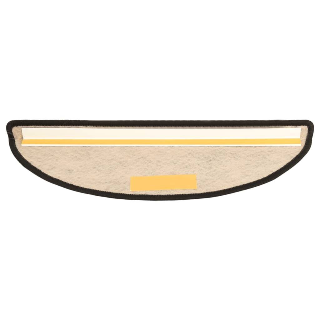 Treppenmatten Selbstklebend Sisal 15 Stk. 56x20 cm Anthrazit-4
