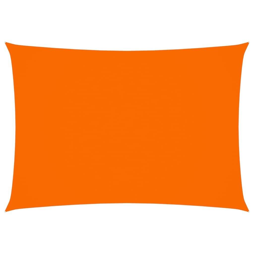 Sonnensegel Oxford-Gewebe Rechteckig 3x5 m Orange-0