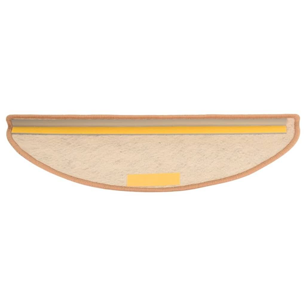 Treppenmatten Selbstklebend Sisal-Optik 15 Stk. 65x25 cm Orange-4