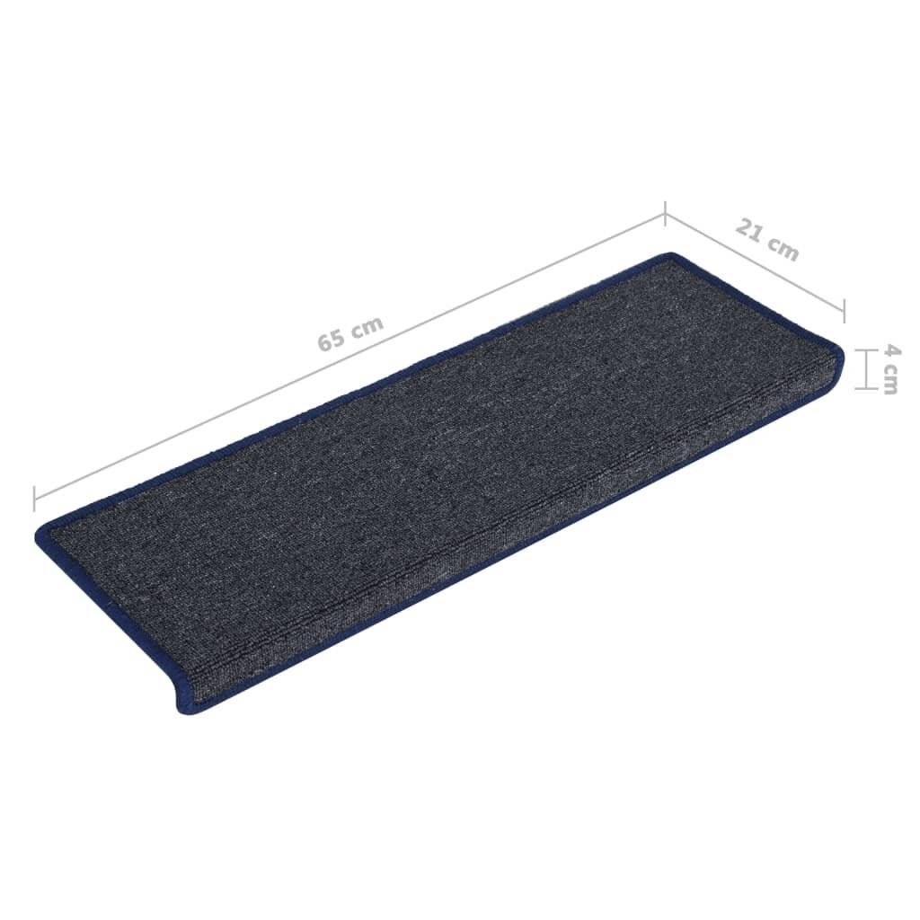 Stufenmatten 15 Stk. 65x25 cm Grau und Blau-5