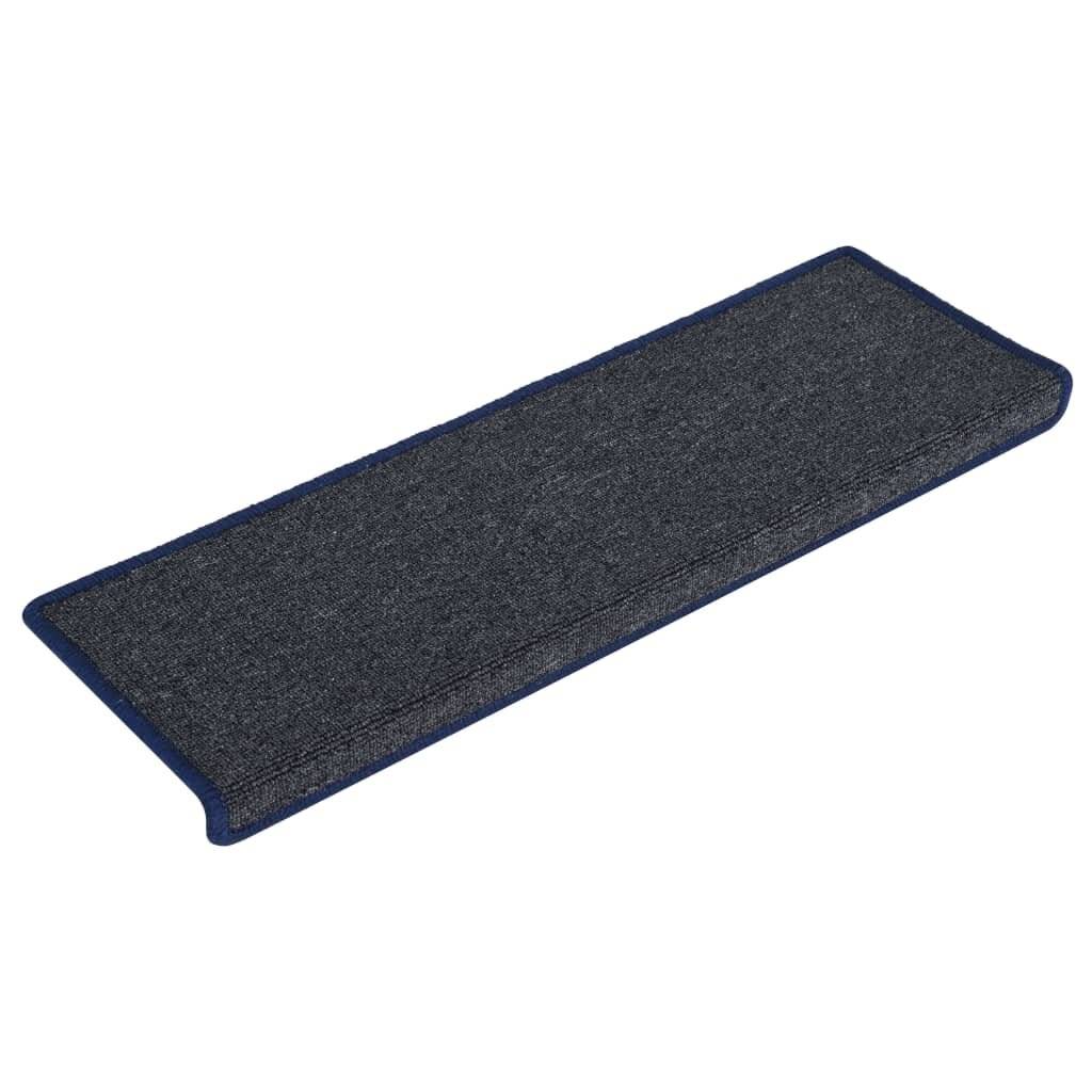 Stufenmatten 15 Stk. 65x25 cm Grau und Blau-1