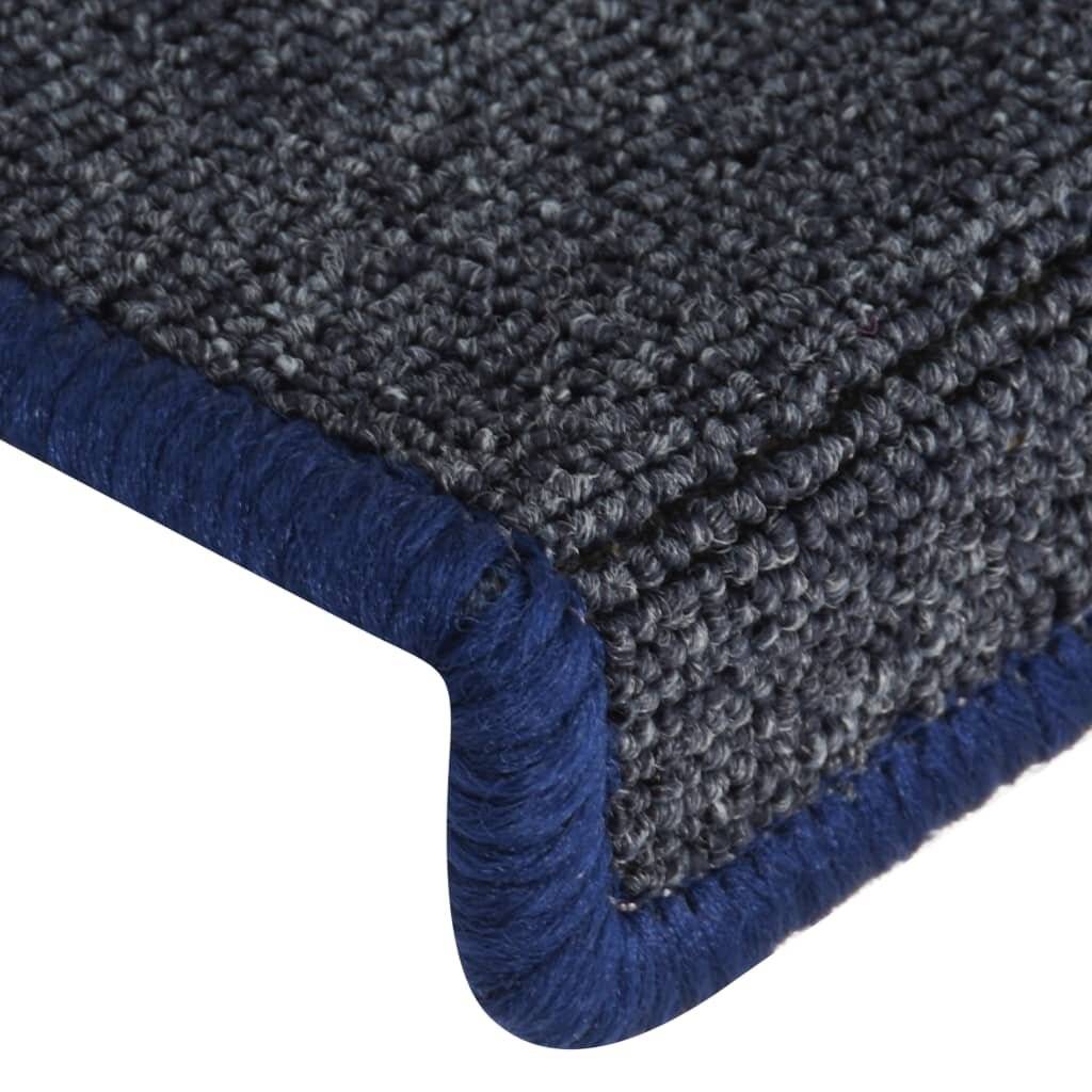 Stufenmatten 15 Stk. 65x25 cm Grau und Blau-4