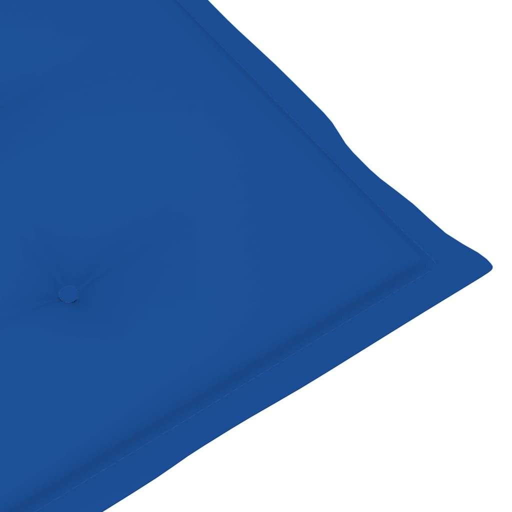 Gartenstuhlauflagen 2 Stk. Königsblau 100x50x4 cm-4