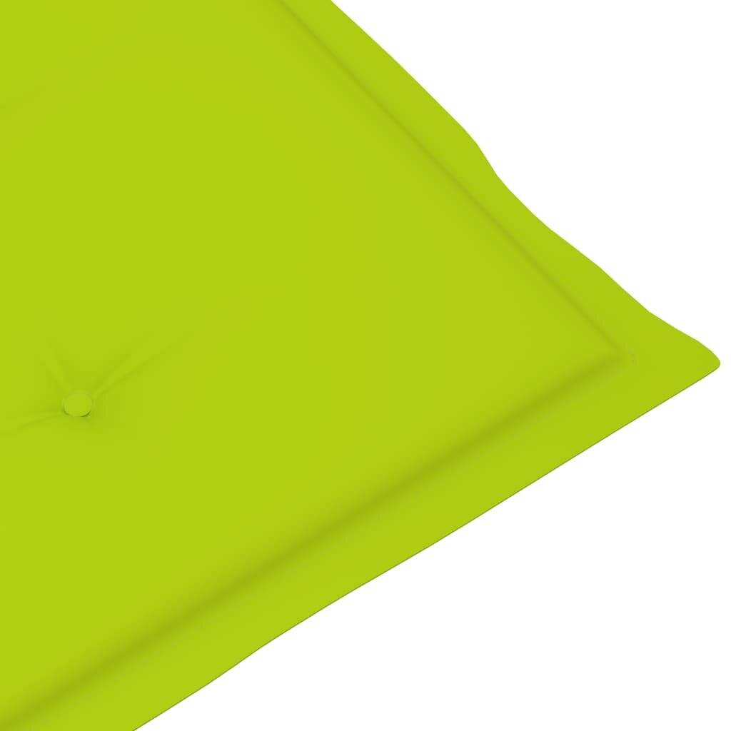 Gartenstuhlauflagen 4 Stk. Hellgrün 100x50x4 cm-4
