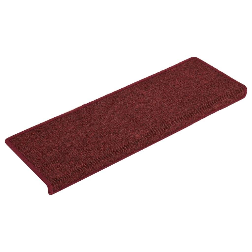 Stufenmatten 15 Stk. 65x25 cm Mattrot-1