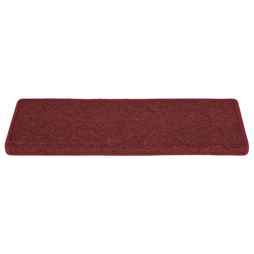 Stufenmatten 15 Stk. 65x25 cm Mattrot-2