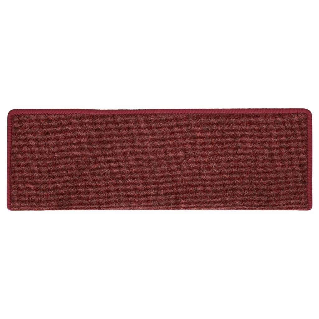 Stufenmatten 15 Stk. 65x25 cm Mattrot-3