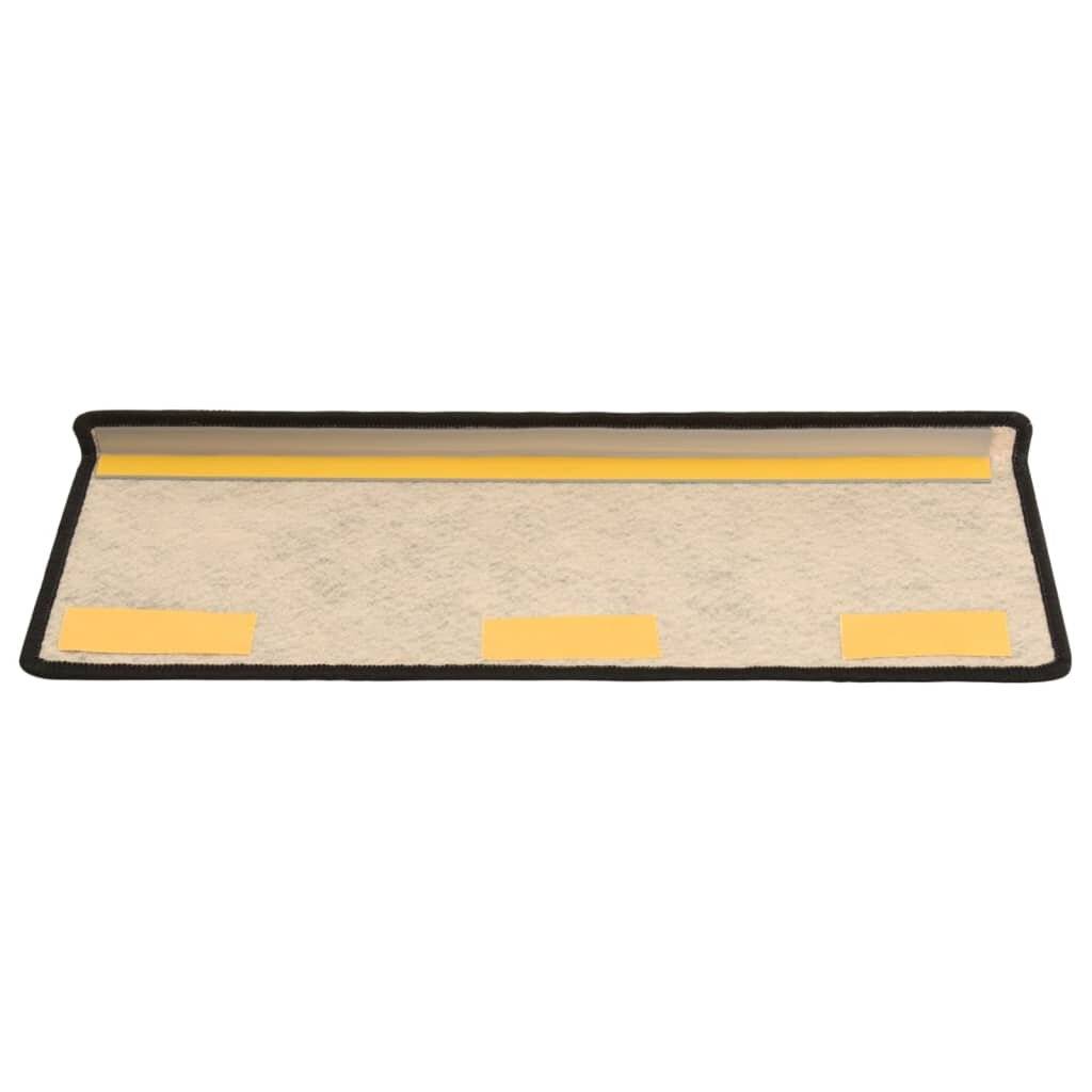 Treppenmatten Selbstklebend Sisal 15 Stk. 65x25 cm Anthrazit-4