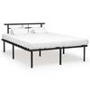 Bettgestell Schwarz Metall 160x200 cm
