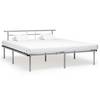 Bettgestell Grau Metall 180x200 cm