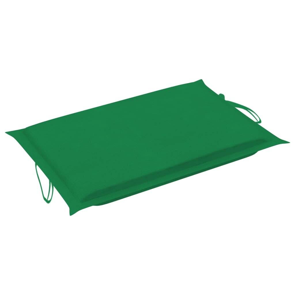 vidaXL Sonnenliegen-Auflage Grün 186x58x4 cm Oxford-Gewebe-5