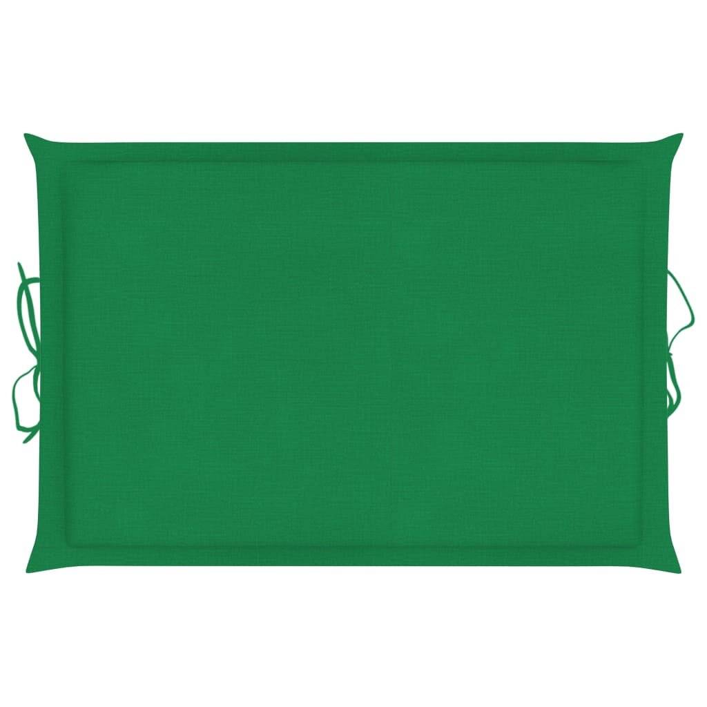 vidaXL Sonnenliegen-Auflage Grün 186x58x4 cm Oxford-Gewebe-6