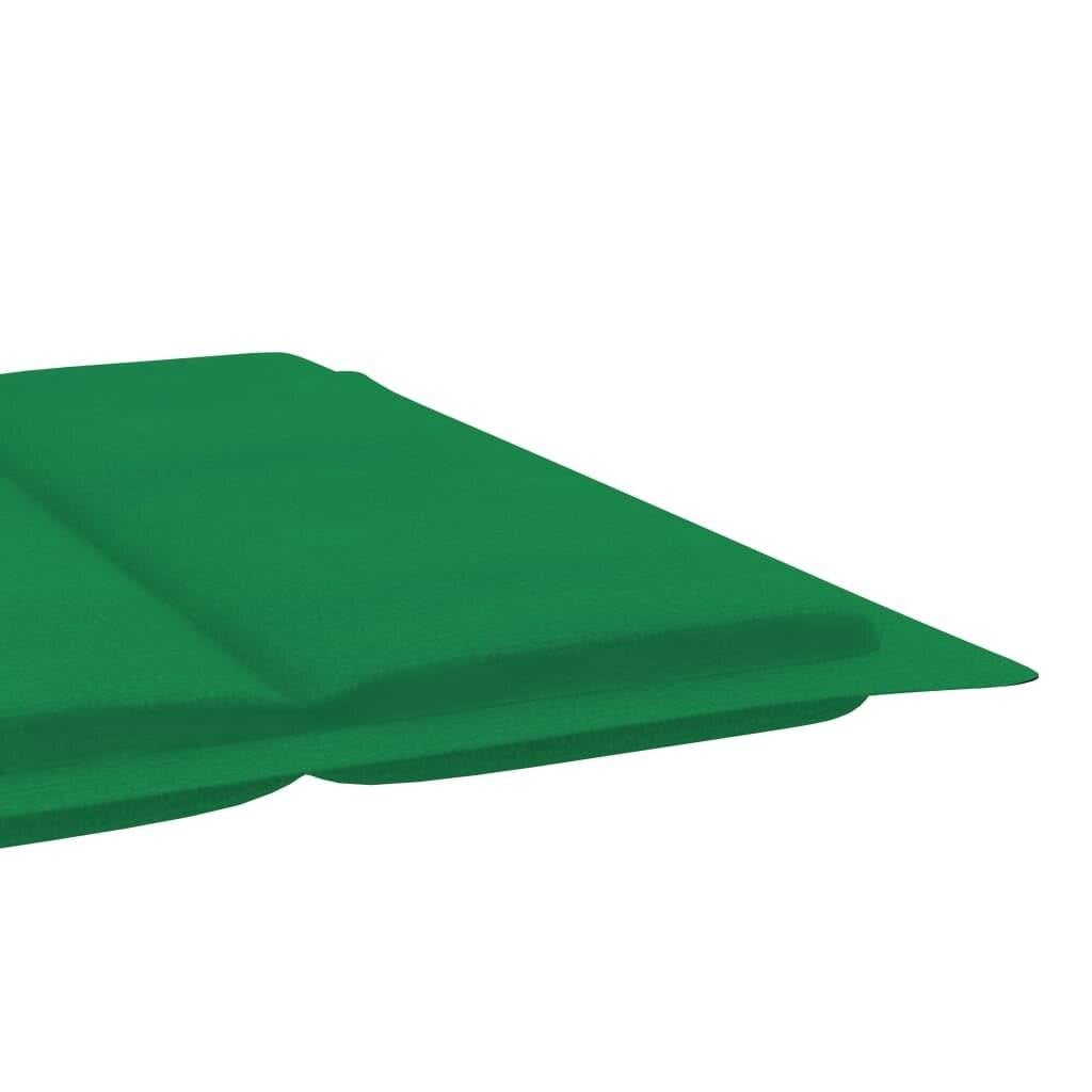 Symbolbild für vidaXL Sonnenliegen-Auflage Grün 186x58x4 cm Oxford-Gewebe
