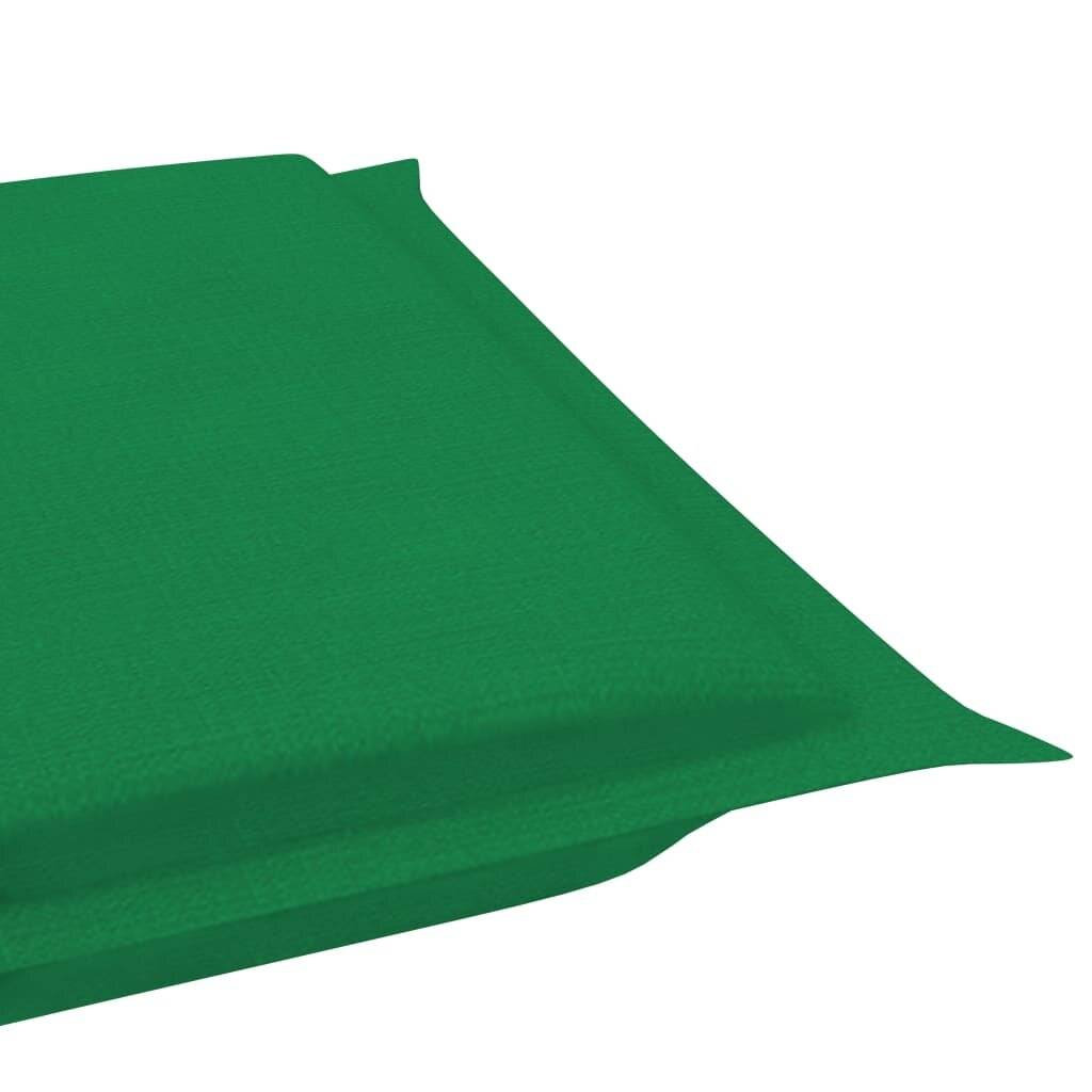 Symbolbild für vidaXL Sonnenliegen-Auflage Grün 186x58x4 cm Oxford-Gewebe