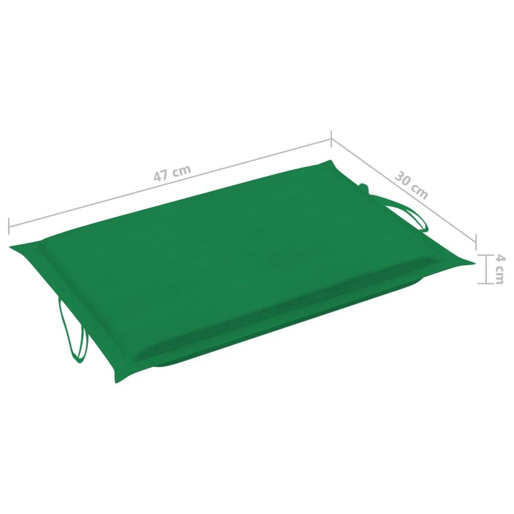 Symbolbild für vidaXL Sonnenliegen-Auflage Grün 186x58x4 cm Oxford-Gewebe