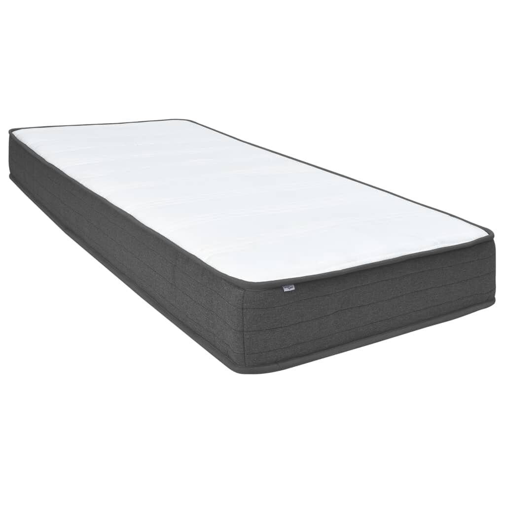 Symbolbild für vidaXL Boxspringbett Dunkelgrau Stoff 180x200 cm