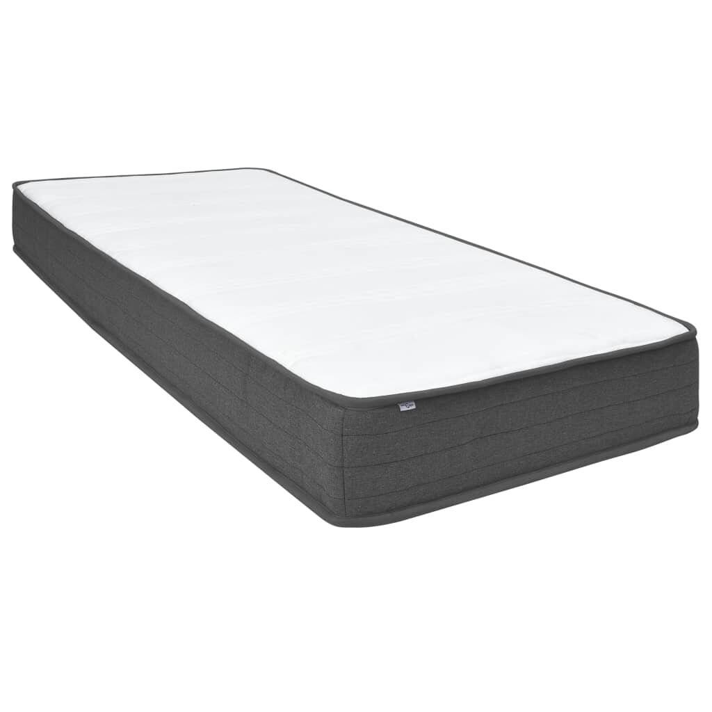 Symbolbild für vidaXL Boxspringbett Dunkelgrau Stoff 200x200 cm