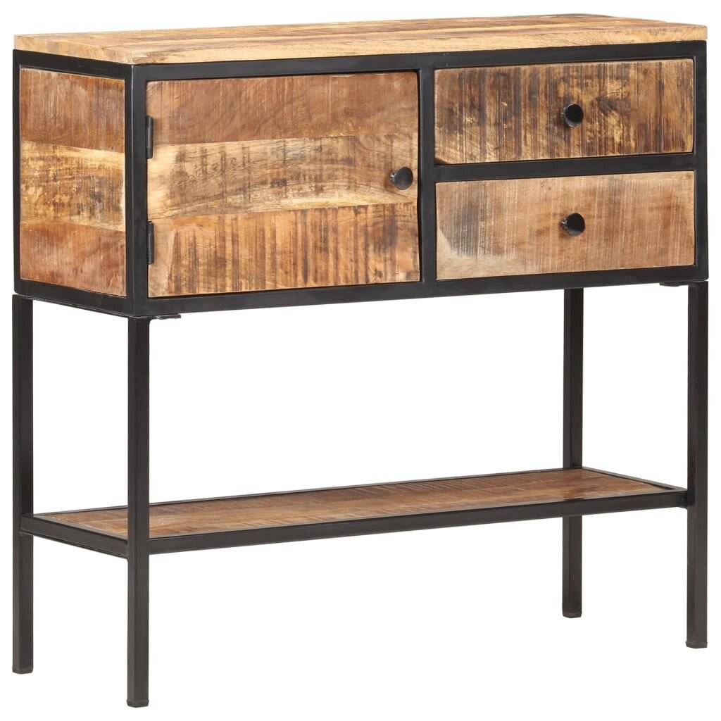 Symbolbild für vidaXL Sideboard 85x30x80 cm Raues Mangoholz