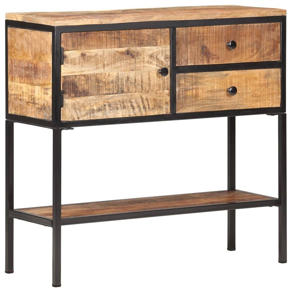 Symbolbild für vidaXL Sideboard 85x30x80 cm Raues Mangoholz