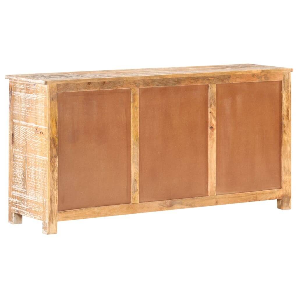 vidaXL Sideboard 151x40x75 cm Raues Akazienholz-5