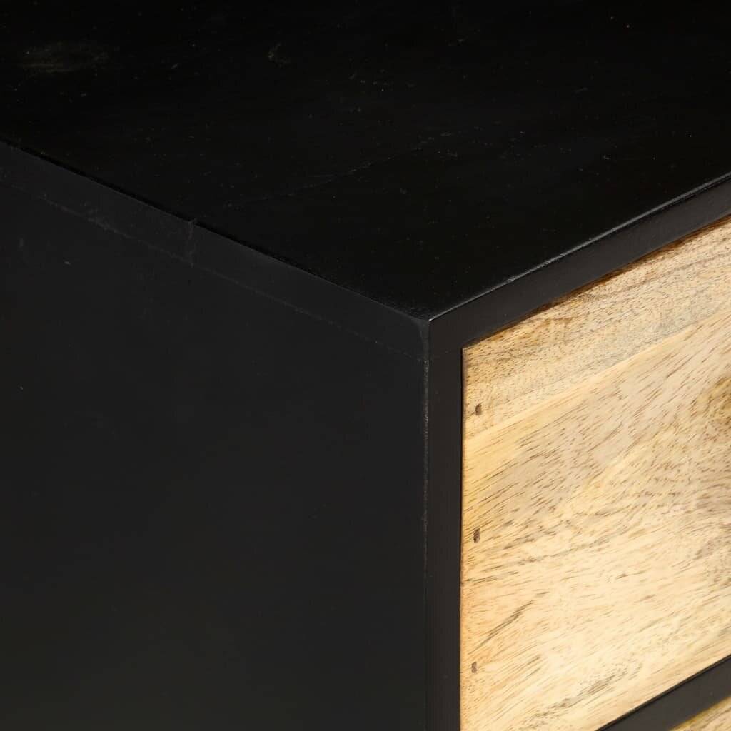 Sideboard 110x33x64 cm Massivholz Mango-2