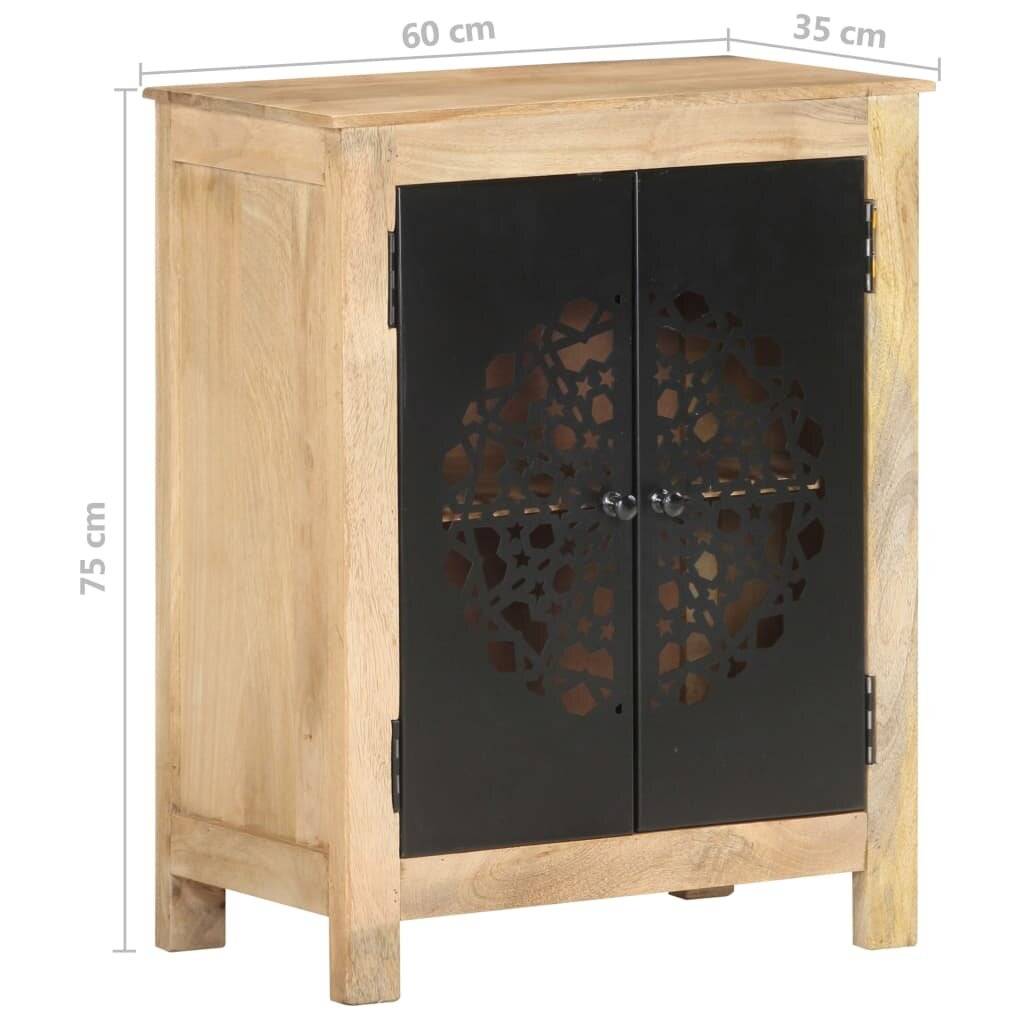 vidaXL Sideboard 60x35x75 cm Massivholz Mango-6