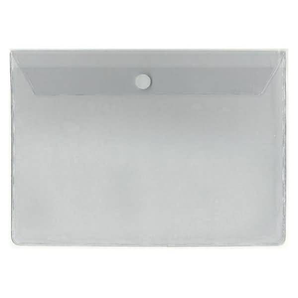 Sichthülle m. Klappe A5 quer Klettverschluss PVC transparent-0