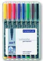 STAEDTLER Lumocolor - Marker - permanent - gemischte Farben - 1-2.5 mm - breit (Packung mit 8)-0