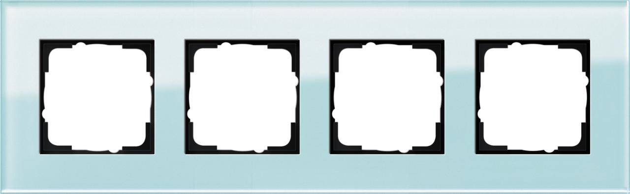 Gira Abdeckrahmen 4f.glas 021418-1