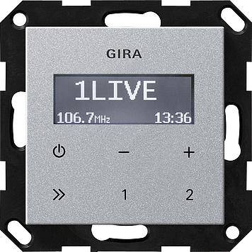 Gira UP-Radio RDS 228426 Aluminium Kunststoff-1