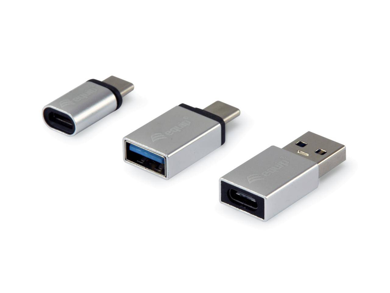 Adapter USB/C -> MicroUSB/USB-A,Micro USB->USB-C St/Bu-1