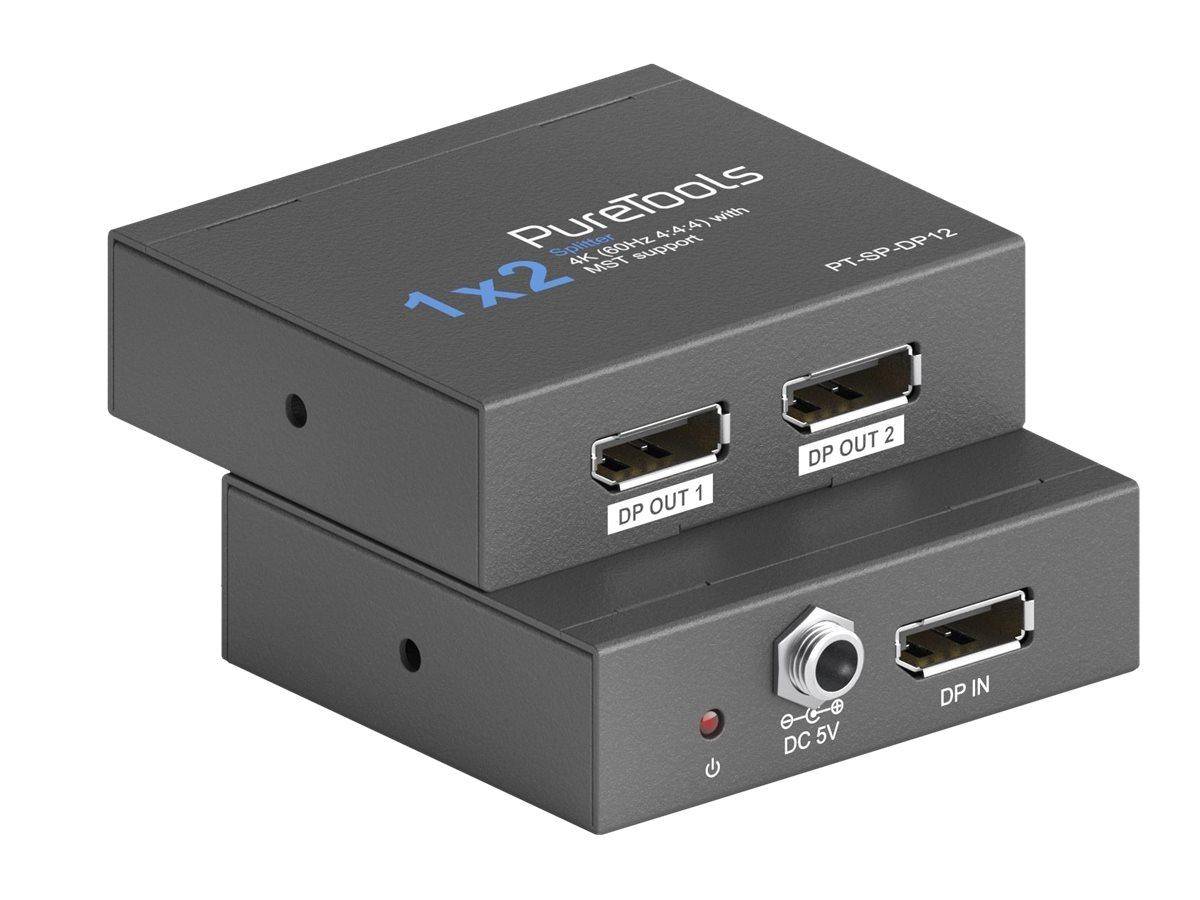 1x2 4K 21,6Gbps DisplayPort Splitter-1