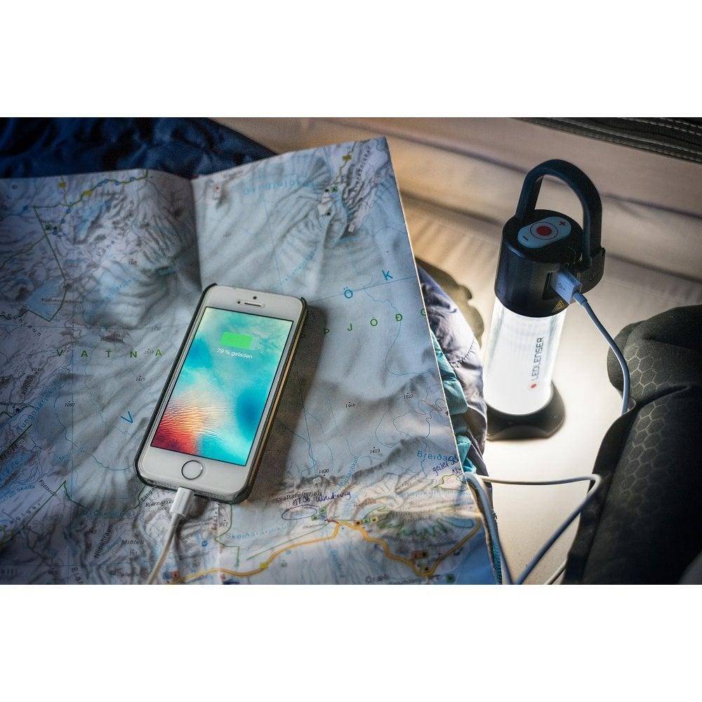 LED Lenser ML6 - Batteriebetriebene Campingleuchte - Schwarz - Weiß - Aufhänger - IP54 - 750 lm - LED-3