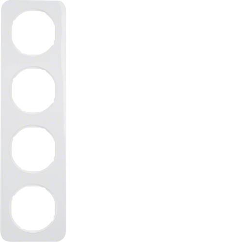 Berker 10142189, Weiß, Thermoplast, Schraubenlos, Berker, Glänzend, 2 Stück(e)-1