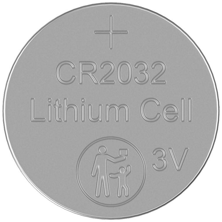 Tecxus CR2032 Lithium-Knopfzelle, 3 V 6 Stk. im Blister-1
