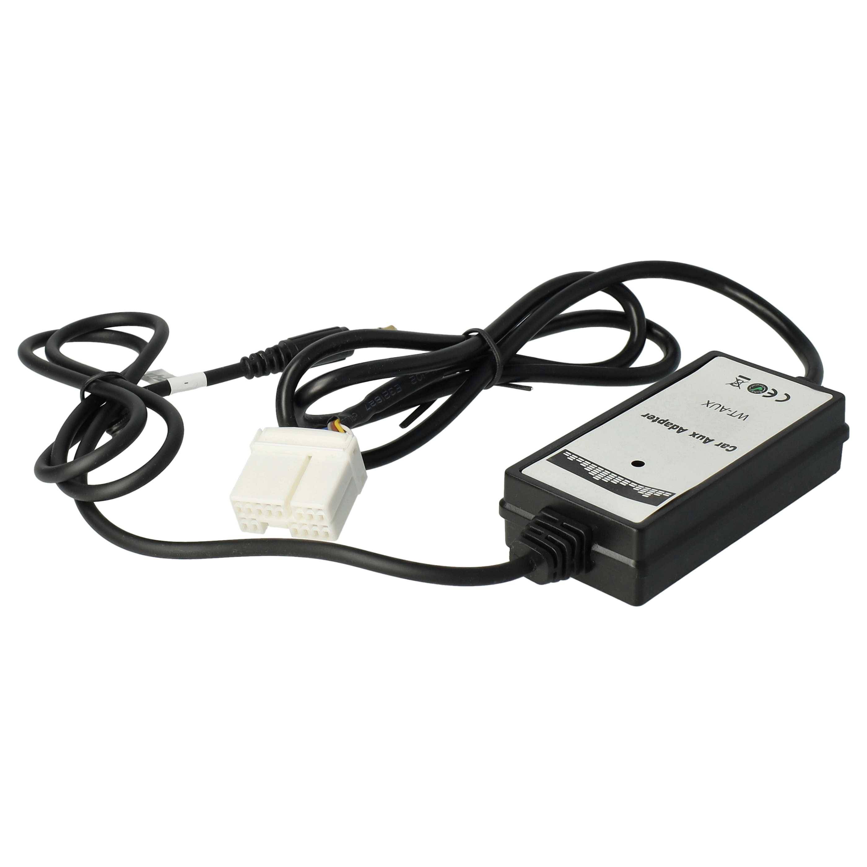 vhbw AUX Audio Adapter Kabel KFZ Radio (145 cm) kompatibel mit Honda Bj. 2004-11 S2000 Auto | Autoradio-1