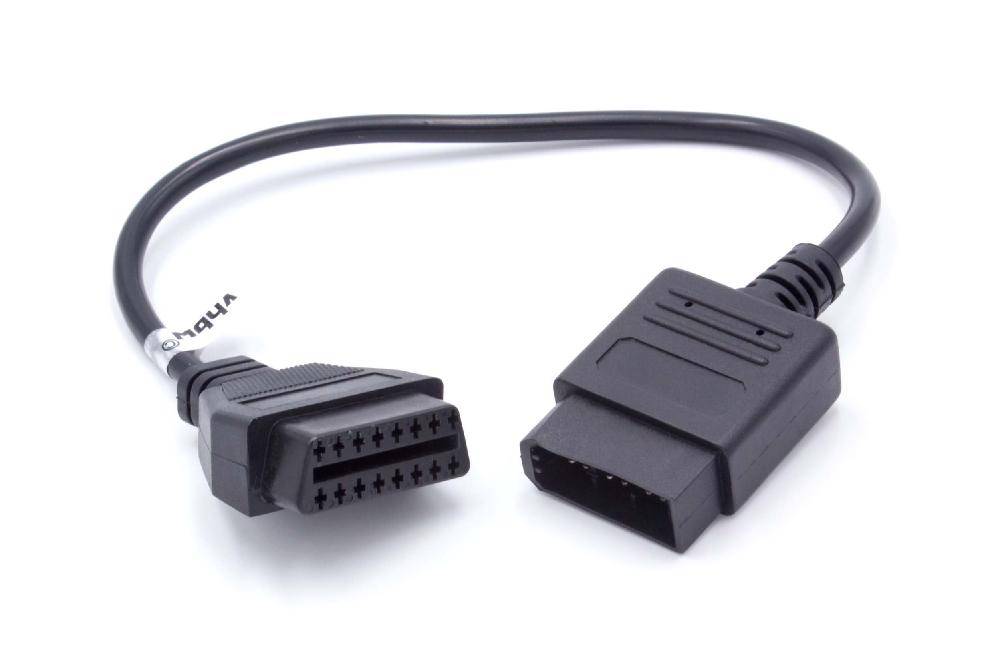 vhbw OBD Adapter 14Pin-OBD1 auf OBD2 kompatibel mit Fiat | 30 cm-0