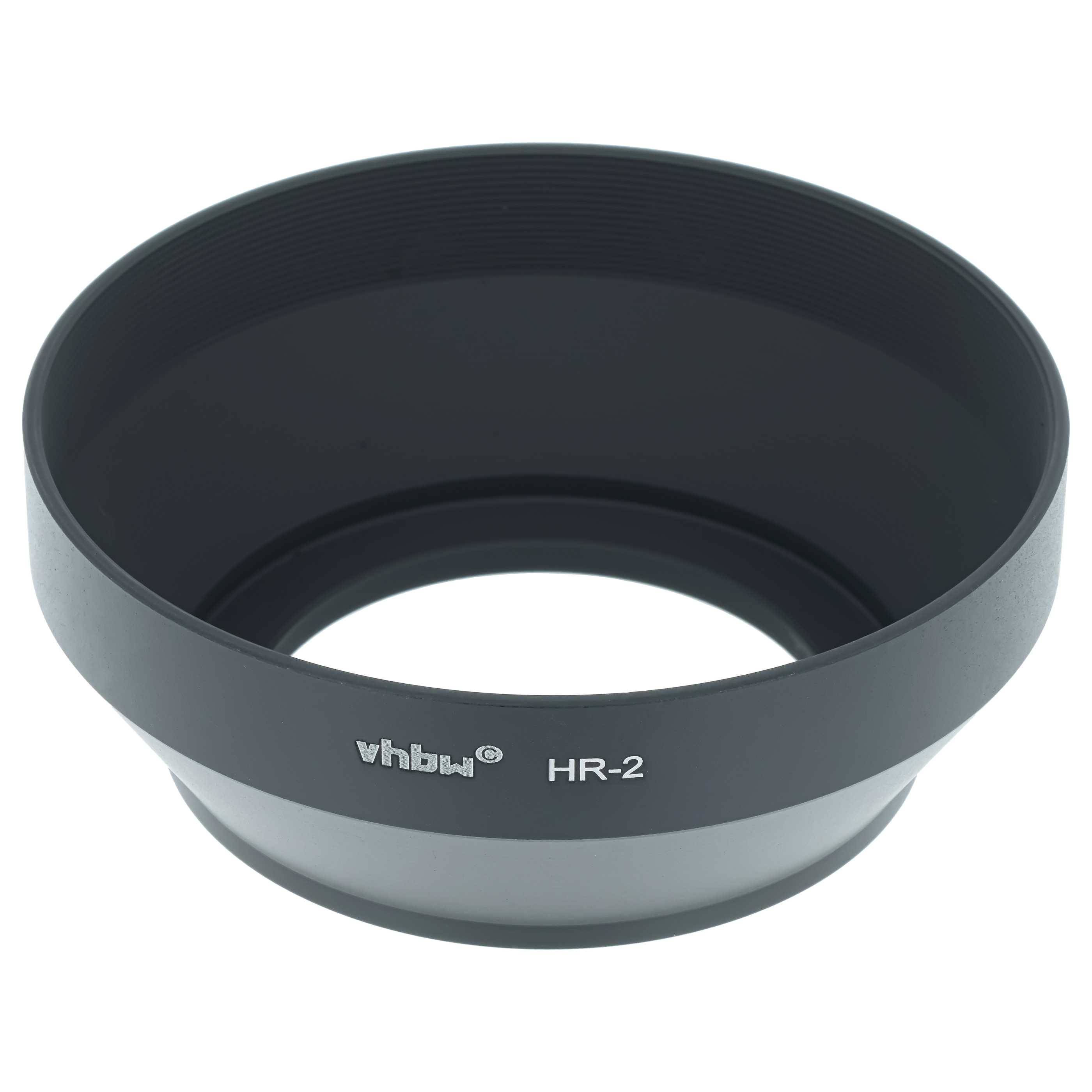 vhbw Gegenlichtblende für Objektiv | Rund, 8,5 cm, schwarz-0