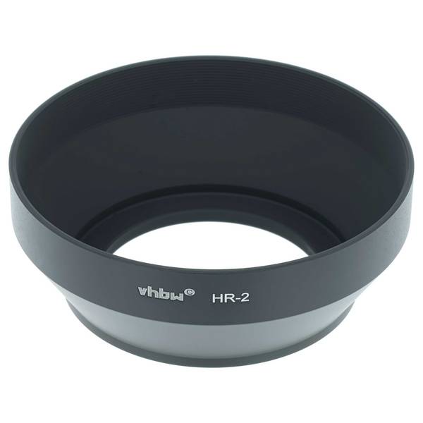 vhbw Gegenlichtblende für Objektiv | Rund, 8,5 cm, schwarz