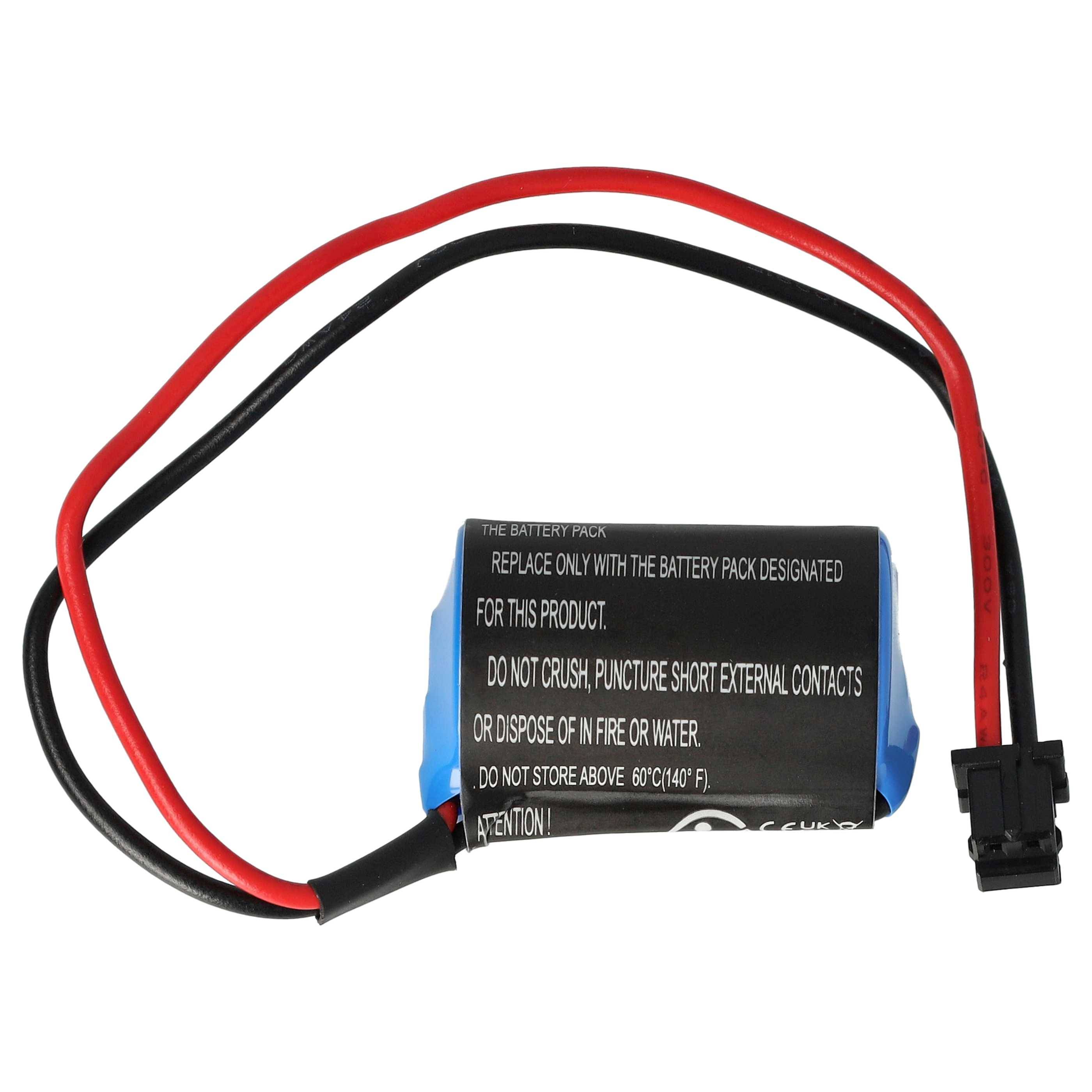 vhbw 5x Batterie Ersatz für Toshiba 1467051 | 146705-1, 704004, ER3V für CNC Maschinen, Servoantrieb (1000 mAh, 3,6 V-2