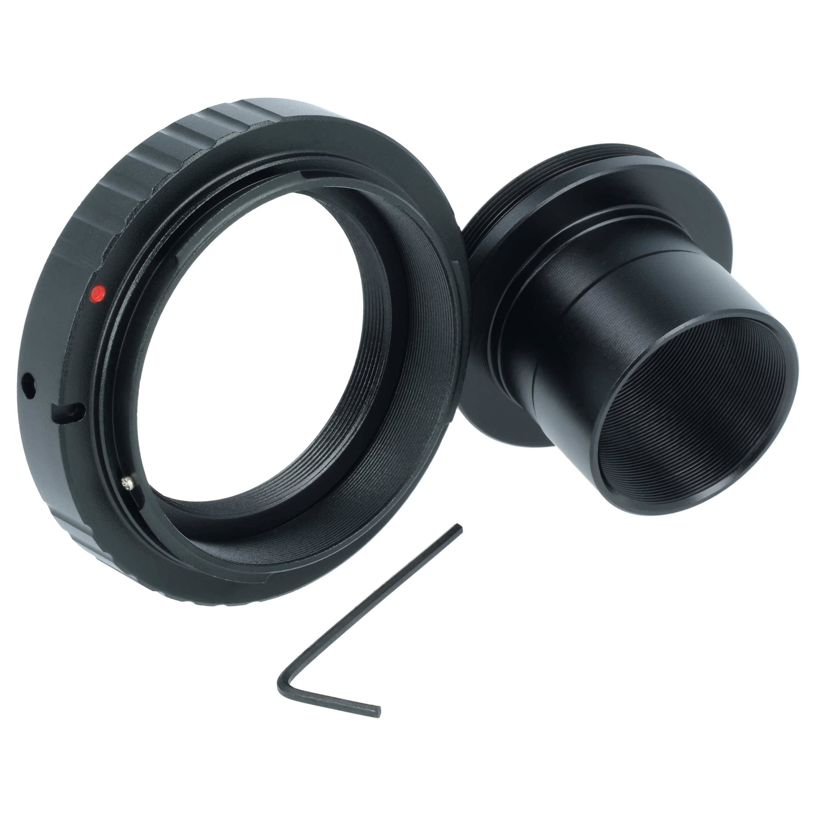 vhbw Adapterring T2-Ring Adapter 1,25" - M42 x 0,75 kompatibel mit Canon EOS Kiss X6 | Kiss X7, Kiss X5, Kiss X4-0