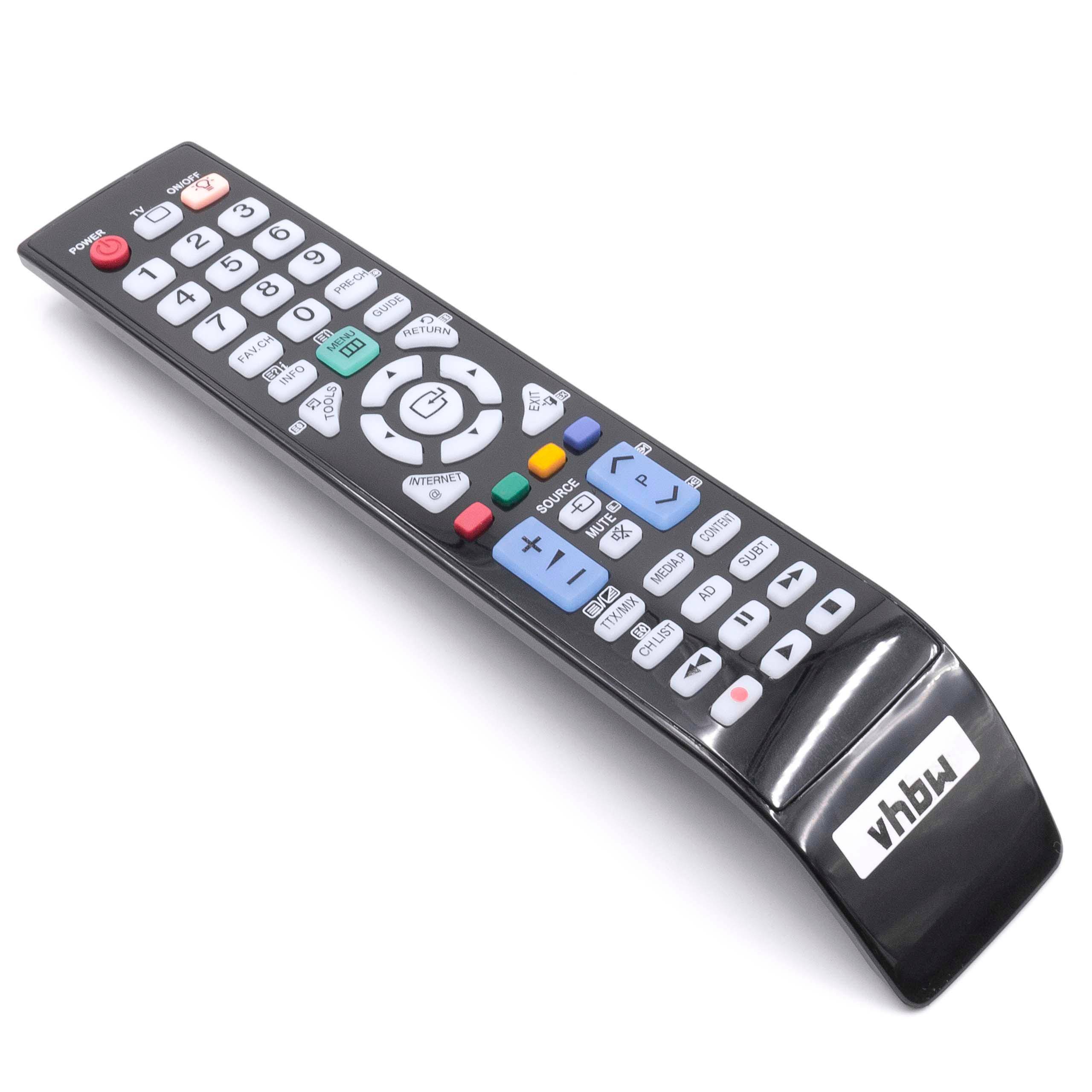 vhbw Fernbedienung Ersatz für Samsung BN59-00860A | BN59-00936A, BN59-00861A, BN59-00937A für Fernseher, TV --0